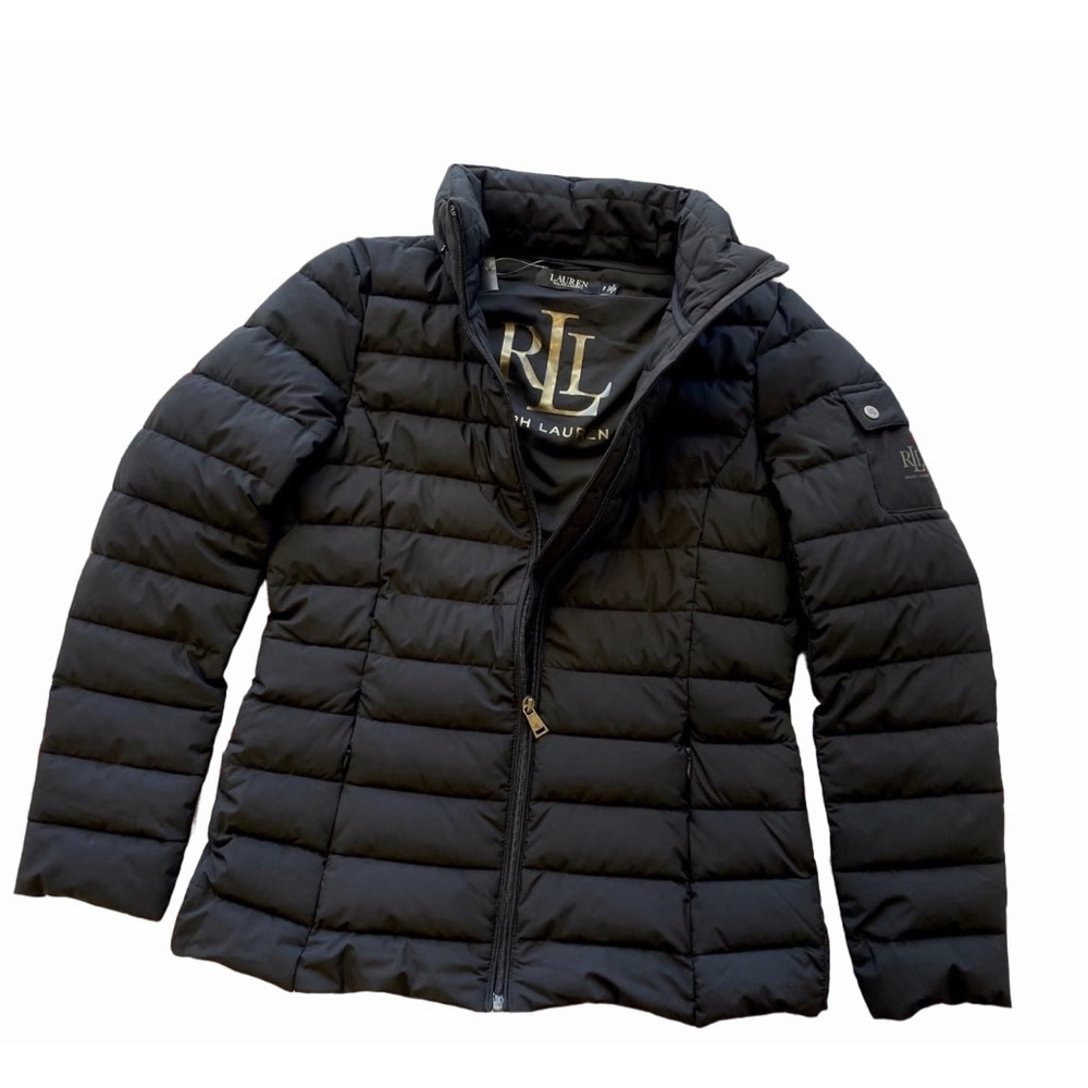 Ralph Lauren Women's Packable Black Puffer Jacket Size Small